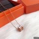 AAA Replica Hermes Rose Gold White Lacquer Cage d'H Pendant Necklace (2)_th.JPG
